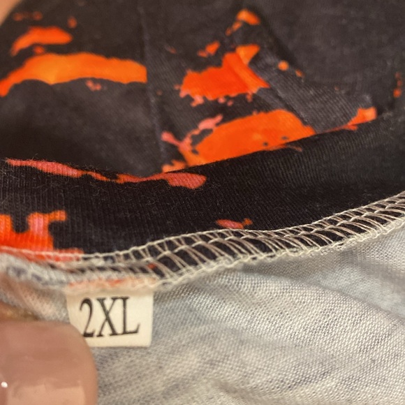 NEW Bright and Colorful Tie Dye Short sleeve T Shirt Plus size 2X - Picture 2 of 9